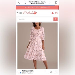 Online boutique dress